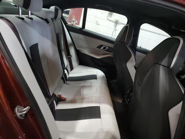 WBS43AY07RFR56940 - 2024 BMW M3 COMPETITION MAROON photo 10