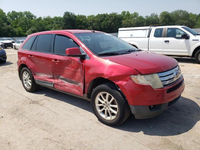 2FMDK3JC2ABB41962 - 2010 FORD EDGE SEL RED photo 4