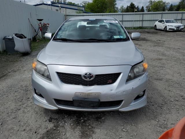 2T1BU40E79C104309 - 2009 TOYOTA COROLLA BASE SILVER photo 5