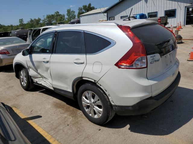 5J6RM4H76EL047165 - 2014 HONDA CR-V EXL WHITE photo 2