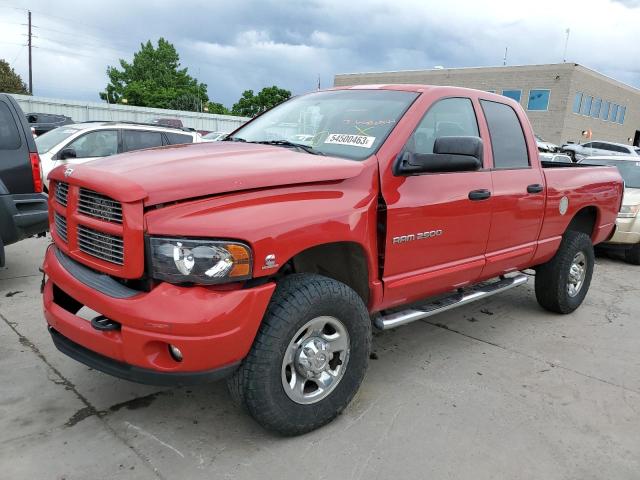 3D7KU28C64G180244 - 2004 DODGE RAM 2500 ST RED photo 1