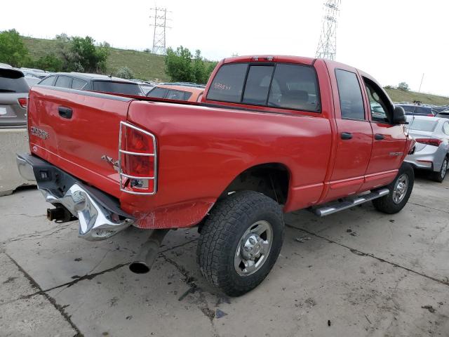 3D7KU28C64G180244 - 2004 DODGE RAM 2500 ST RED photo 3