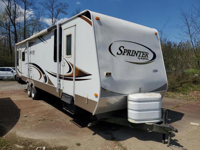 4YDT3102781534577 - 2008 KEYSTONE SPRINTER WHITE photo 1