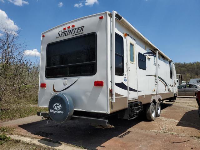 4YDT3102781534577 - 2008 KEYSTONE SPRINTER WHITE photo 4