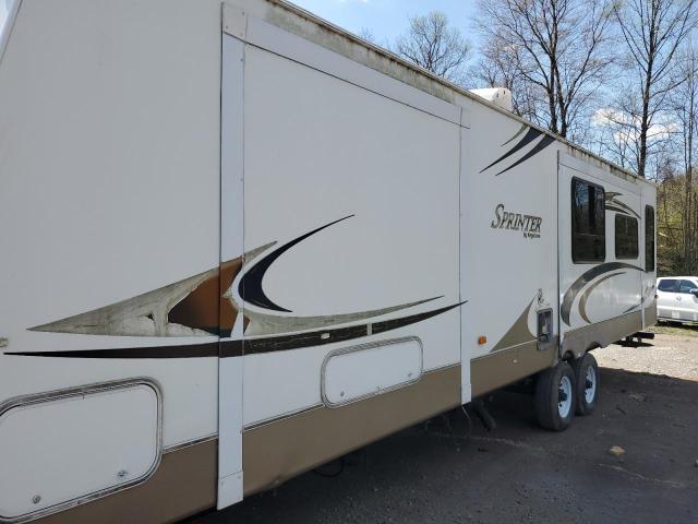 4YDT3102781534577 - 2008 KEYSTONE SPRINTER WHITE photo 9