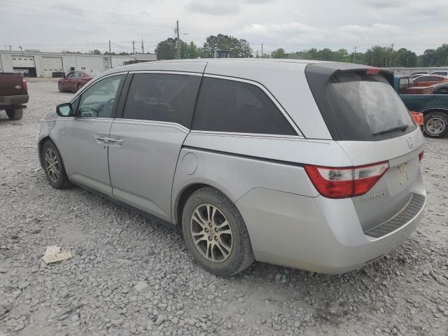 5FNRL5H61DB005073 - 2013 HONDA ODYSSEY EXL SILVER photo 2