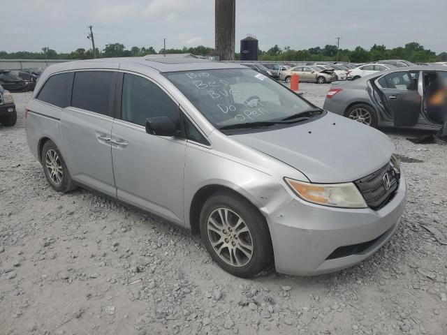5FNRL5H61DB005073 - 2013 HONDA ODYSSEY EXL SILVER photo 4