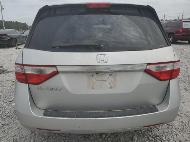 5FNRL5H61DB005073 - 2013 HONDA ODYSSEY EXL SILVER photo 6