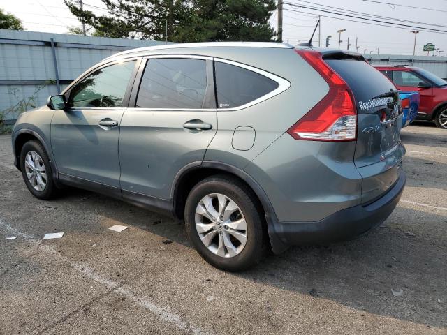 JHLRM4H71CC008134 - 2012 HONDA CR-V EXL GRAY photo 2