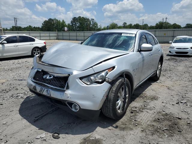 JN8CS1MU0HM142870 - 2017 INFINITI QX70 SILVER photo 1