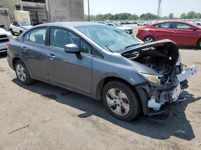 19XFB2F53DE204369 - 2013 HONDA CIVIC LX GRAY photo 4