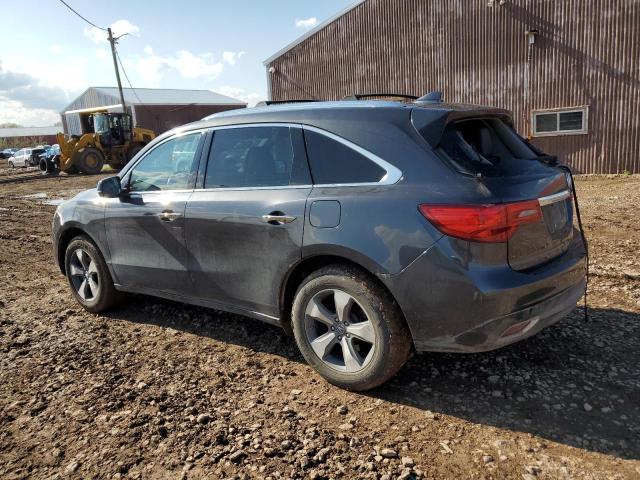 5FRYD4H21FB023462 - 2015 ACURA MDX GRAY photo 2