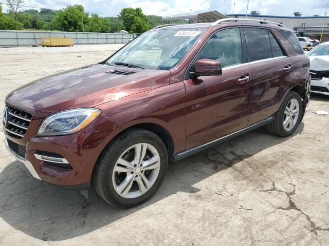 4JGDA5HB0DA189844 - 2013 MERCEDES-BENZ ML 350 4MATIC MAROON photo 1