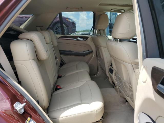 4JGDA5HB0DA189844 - 2013 MERCEDES-BENZ ML 350 4MATIC MAROON photo 11
