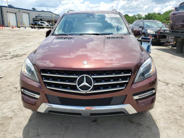 4JGDA5HB0DA189844 - 2013 MERCEDES-BENZ ML 350 4MATIC MAROON photo 5