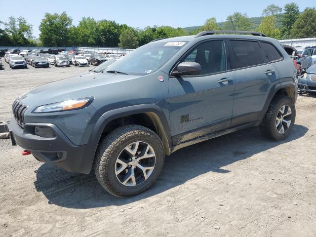 1C4PJMBBXEW187379 - 2014 JEEP CHEROKEE TRAILHAWK 灰色 照片 1