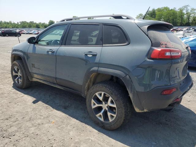 1C4PJMBBXEW187379 - 2014 JEEP CHEROKEE TRAILHAWK GRAY photo 2