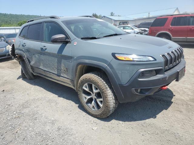 1C4PJMBBXEW187379 - 2014 JEEP CHEROKEE TRAILHAWK 灰色 照片 4
