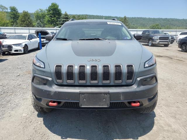 1C4PJMBBXEW187379 - 2014 JEEP CHEROKEE TRAILHAWK GRAY photo 5