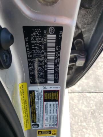 4T1BK1EB9DU010992 - 2013 TOYOTA AVALON BASE SILVER photo 13