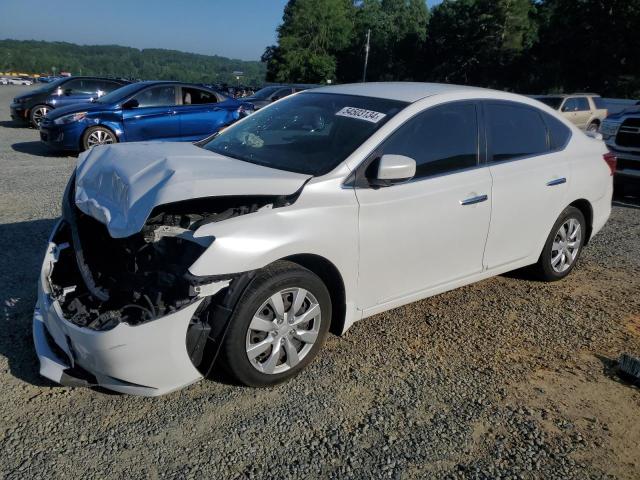 3N1AB7AP8HY294478 - 2017 NISSAN SENTRA S WHITE photo 1