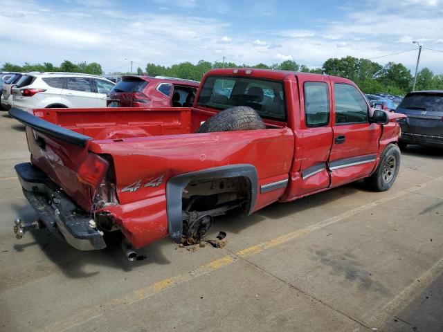 1GCEC19Z45Z120634 - 2005 CHEVROLET SILVERADO C1500 RED photo 3