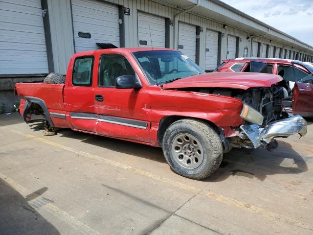 1GCEC19Z45Z120634 - 2005 CHEVROLET SILVERADO C1500 RED photo 4