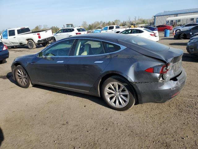 5YJSA1E21HF199451 - 2017 TESLA MODEL S GRAY photo 2