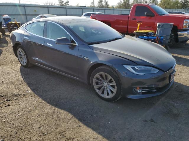 5YJSA1E21HF199451 - 2017 TESLA MODEL S GRAY photo 4