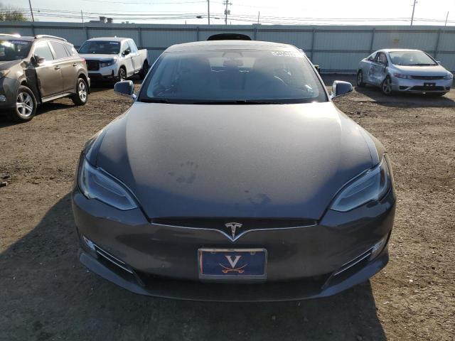 5YJSA1E21HF199451 - 2017 TESLA MODEL S GRAY photo 5