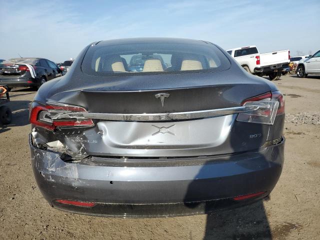 5YJSA1E21HF199451 - 2017 TESLA MODEL S GRAY photo 6
