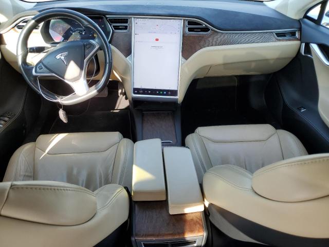5YJSA1E21HF199451 - 2017 TESLA MODEL S GRAY photo 8