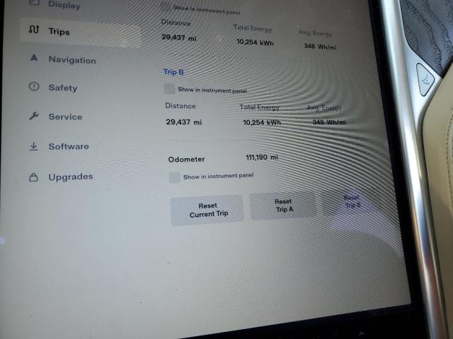 5YJSA1E21HF199451 - 2017 TESLA MODEL S GRAY photo 9