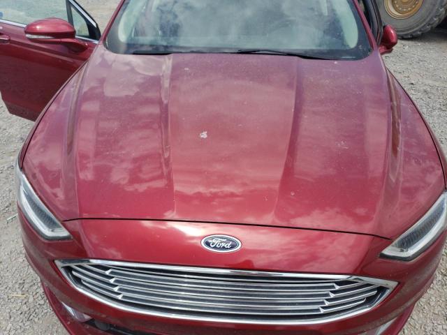 3FA6P0SU9HR152057 - 2017 FORD FUSION TITANIUM PHEV MAROON photo 11