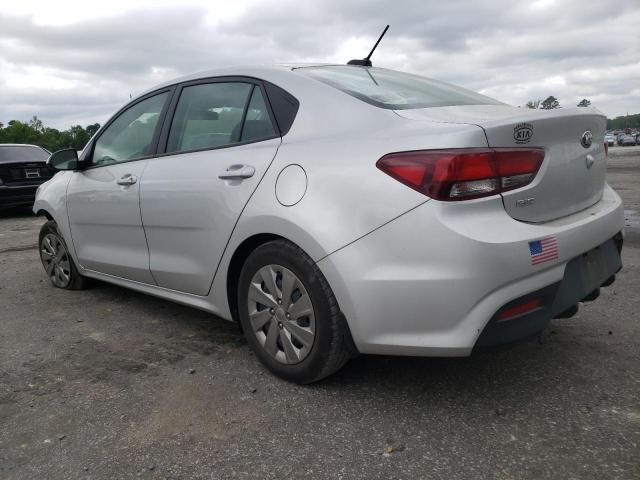 3KPA24AD7LE338952 - 2020 KIA RIO LX SILVER photo 2