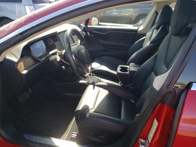 5YJSA1E26JF267619 - 2018 TESLA MODEL S RED photo 7