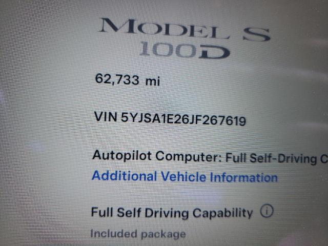 5YJSA1E26JF267619 - 2018 TESLA MODEL S RED photo 9