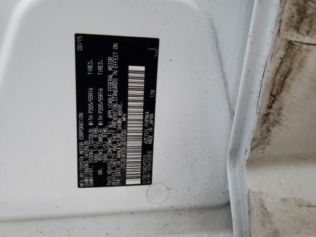 JTLZE4FE5FJ070720 - 2015 TOYOTA SCION XB 白色 照片 12