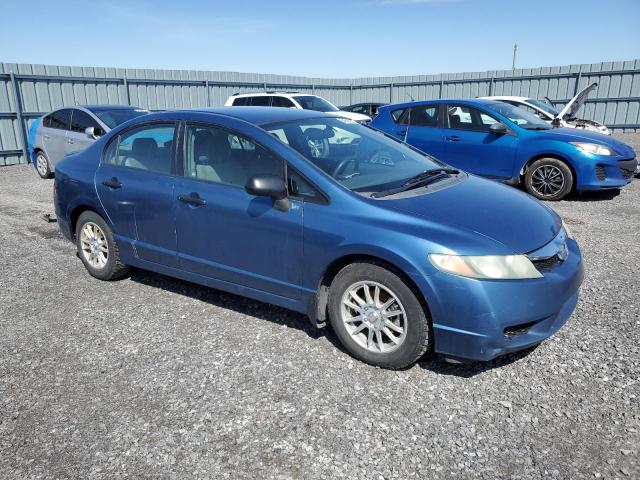 2HGFA16299H021672 - 2009 HONDA CIVIC DX BLUE photo 4