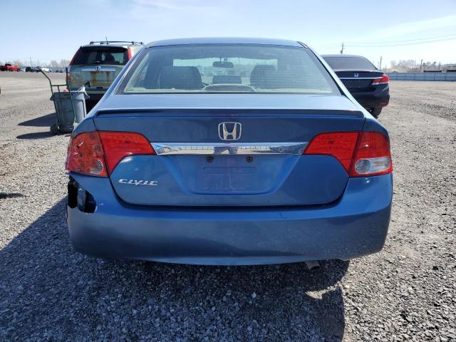 2HGFA16299H021672 - 2009 HONDA CIVIC DX BLUE photo 6