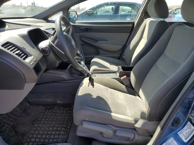 2HGFA16299H021672 - 2009 HONDA CIVIC DX BLUE photo 7