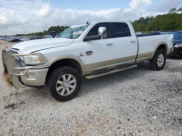 3C6UR5LL5EG106237 - 2014 RAM 2500 LONGHORN WHITE photo 1