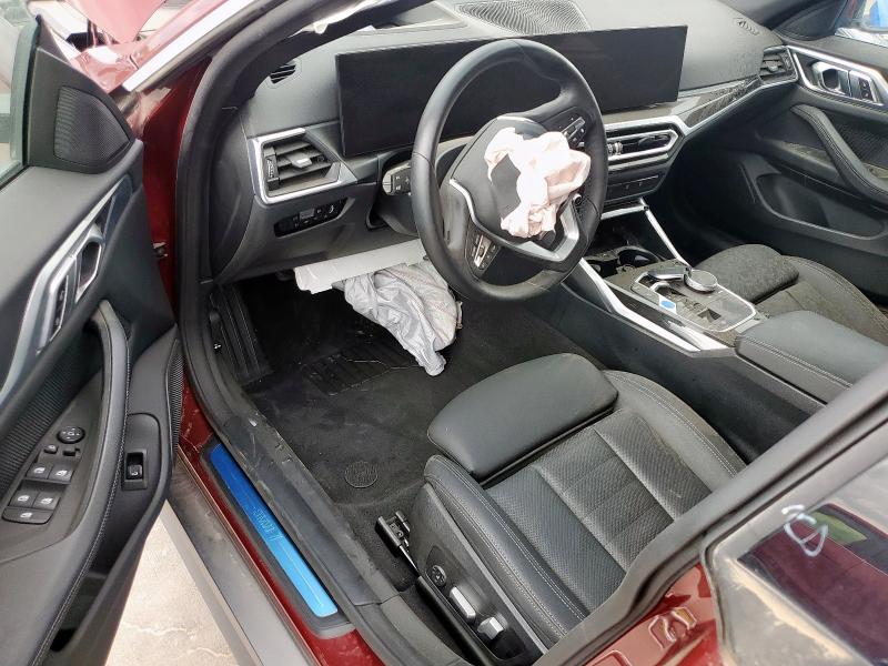 WBY43AW06RFR52113 - 2024 BMW I4 EDRIVE 35 MAROON photo 8