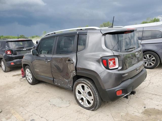 ZACCJADBXJPG68539 - 2018 JEEP RENEGADE LIMITED GRAY photo 2