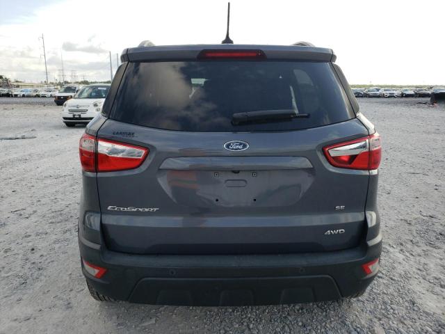 MAJ6P1UL2JC159396 - 2018 FORD ECOSPORT SE ნაცრისფერი ფოტო 6