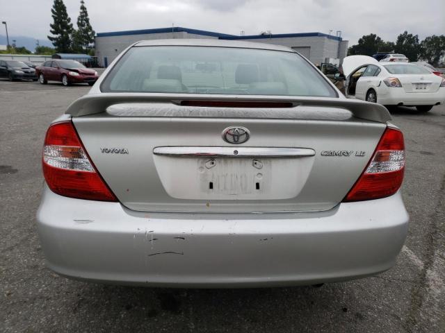 JTDBE32K940270053 - 2004 TOYOTA CAMRY LE SILVER photo 6