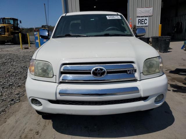 5TBBT44176S480398 - 2006 TOYOTA TUNDRA ACCESS CAB SR5 WHITE photo 5