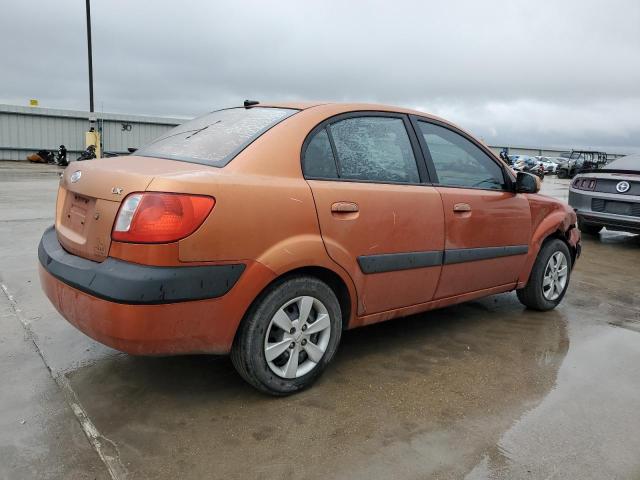KNADE223596571710 - 2009 KIA RIO BASE ORANGE photo 3
