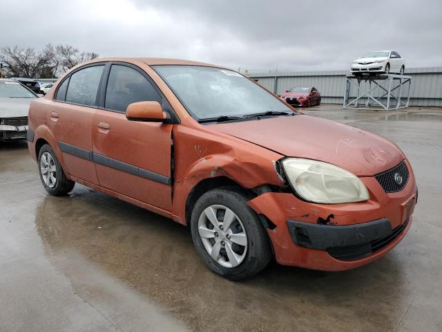 KNADE223596571710 - 2009 KIA RIO BASE ORANGE photo 4