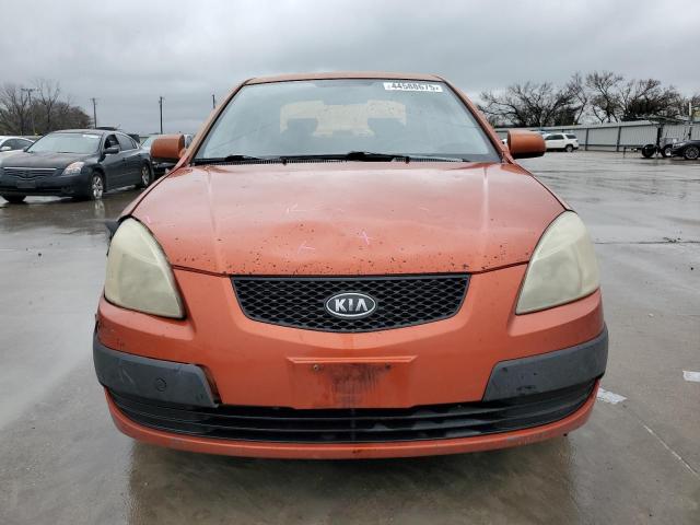 KNADE223596571710 - 2009 KIA RIO BASE ORANGE photo 5